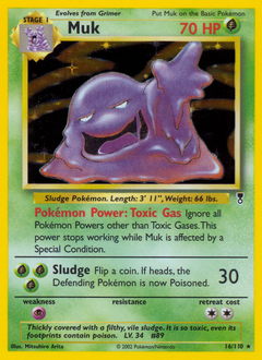 Muk, Legendary Collection #16, Pokémon TCG card