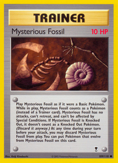 Mysterious Fossil, Legendary Collection #109, Pokémon TCG card
