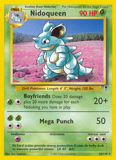 Nidoqueen, Legendary Collection #32, Pokémon TCG card