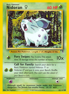 Nidoran ♀, Legendary Collection #82, Pokémon TCG card
