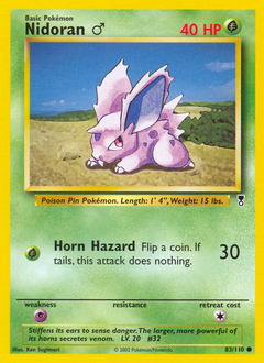 Nidoran ♂, Legendary Collection #83, Pokémon TCG card