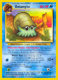 Omanyte, Legendary Collection #57, Pokémon TCG card