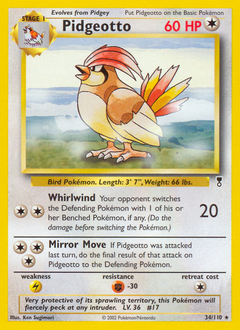 Pidgeotto, Legendary Collection #34, Pokémon TCG card