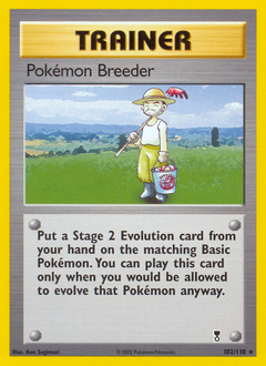 Pokémon Breeder, Legendary Collection #102, Pokémon TCG card