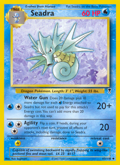 Seadra, Legendary Collection #63, Pokémon TCG card