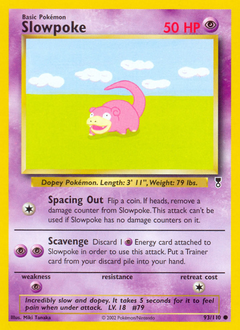 Slowpoke, Legendary Collection #93, Pokémon TCG card