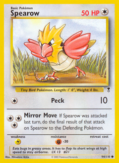 Spearow, Legendary Collection #94, Pokémon TCG card