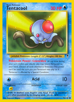 Tentacool, Legendary Collection #96, Pokémon TCG card
