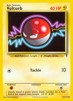 Voltorb, Legendary Collection #97, Pokémon TCG card