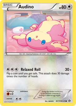 Audino, Legendary Treasures #RC17, Pokémon TCG card