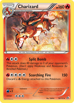 Charizard, Legendary Treasures #19, Pokémon TCG card