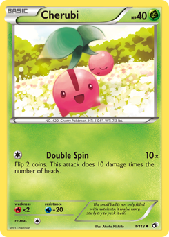 Cherubi, Legendary Treasures #4, Pokémon TCG card
