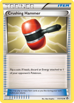 Crushing Hammer, Legendary Treasures #111, Pokémon TCG card