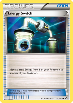 Energy Switch, Legendary Treasures #112, Pokémon TCG card