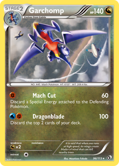 Garchomp, Legendary Treasures #96, Pokémon TCG card