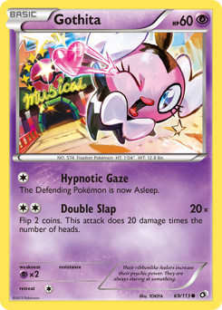 Gothita, Legendary Treasures #69, Pokémon TCG card