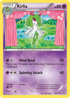 Kirlia, Legendary Treasures #60, Pokémon TCG card