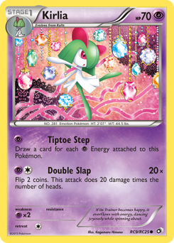 Kirlia, Legendary Treasures #RC9, Pokémon TCG card