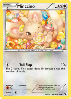 Minccino, Legendary Treasures #RC18, Pokémon TCG card
