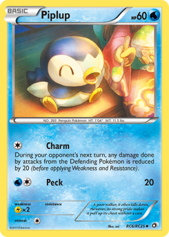 Piplup, Legendary Treasures #RC6, Pokémon TCG card