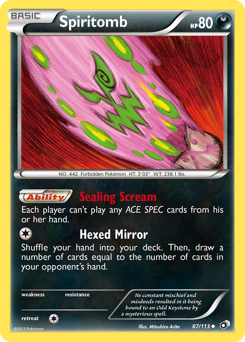 Spiritomb, Legendary Treasures #87, Pokémon TCG card