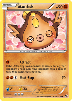 Stunfisk, Legendary Treasures #RC12, Pokémon TCG card