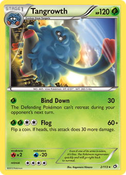 Tangrowth, Legendary Treasures #2, Pokémon TCG card