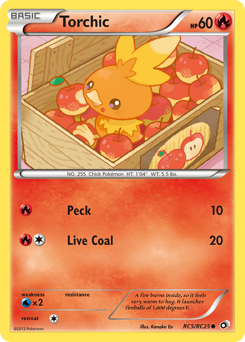 Torchic, Legendary Treasures #RC5, Pokémon TCG card