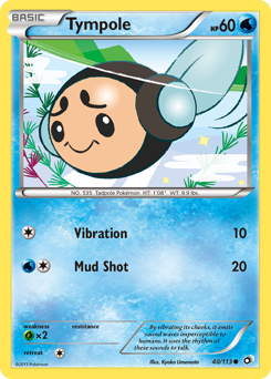 Tympole, Legendary Treasures #40, Pokémon TCG card