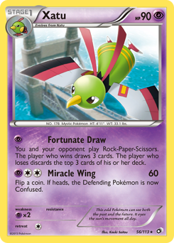 Xatu, Legendary Treasures #56, Pokémon TCG card