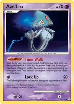 Azelf, Legends Awakened #19, Pokémon TCG card