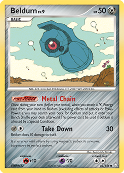 Beldum, Legends Awakened #83, Pokémon TCG card