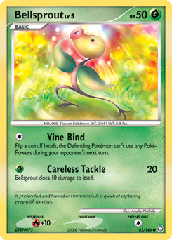 Bellsprout, Legends Awakened #85, Pokémon TCG card