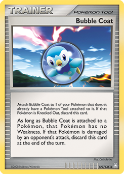 Bubble Coat, Legends Awakened #129, Pokémon TCG card