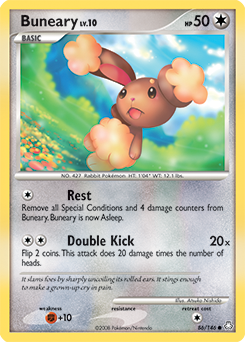 Buneary, Legends Awakened #86, Pokémon TCG card