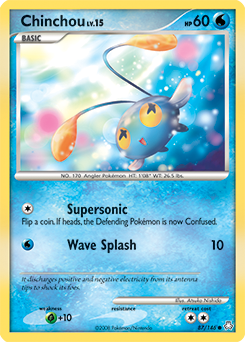 Chinchou, Legends Awakened #87, Pokémon TCG card