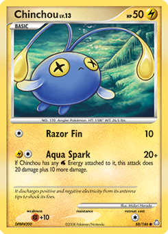 Chinchou, Legends Awakened #88, Pokémon TCG card