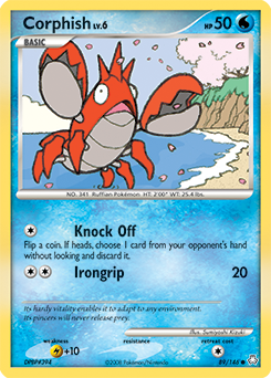Corphish, Legends Awakened #89, Pokémon TCG card