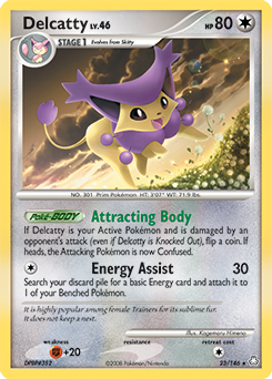 Delcatty, Legends Awakened #23, Pokémon TCG card