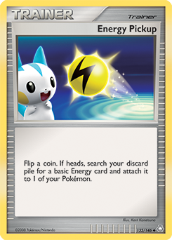 Energy Pickup, Legends Awakened #132, Pokémon TCG card