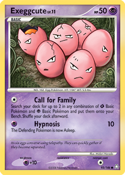 Exeggcute, Legends Awakened #93, Pokémon TCG card