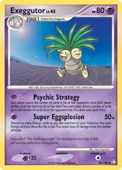 Exeggutor, Legends Awakened #54, Pokémon TCG card