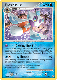 Froslass, Legends Awakened #3, Pokémon TCG card
