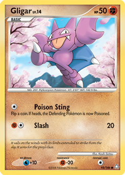 Gligar, Legends Awakened #95, Pokémon TCG card