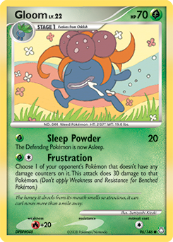 Gloom, Legends Awakened #96, Pokémon TCG card