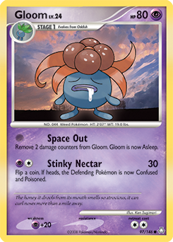 Gloom, Legends Awakened #97, Pokémon TCG card