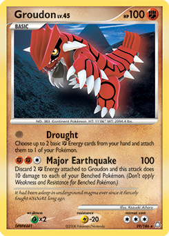 Groudon, Legends Awakened #29, Pokémon TCG card