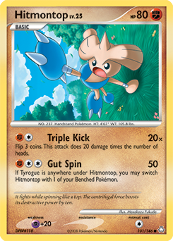 Hitmontop, Legends Awakened #101, Pokémon TCG card