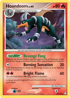 Houndoom, Legends Awakened #57, Pokémon TCG card