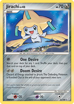 Jirachi, Legends Awakened #31, Pokémon TCG card